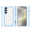 Etui silikonowe Outer Space Case z żelową ramką do Samsung Galaxy S25 - niebieskie Etui silikonowe Outer Space Case z żelową ramką do Samsung Galaxy S25 - niebieskie