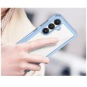 Etui silikonowe Outer Space Case z żelową ramką do Samsung Galaxy S25 - niebieskie Etui silikonowe Outer Space Case z żelową ramką do Samsung Galaxy S25 - niebieskie
