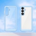 Etui silikonowe Outer Space Case z żelową ramką do Samsung Galaxy S25 - niebieskie Etui silikonowe Outer Space Case z żelową ramką do Samsung Galaxy S25 - niebieskie