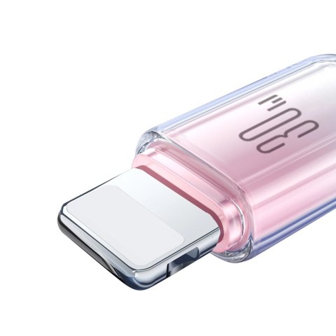 Kabel Joyroom S-A42 Crystal-Clear Series 30W USB-C - Lightning 1,2m - biały Kabel Joyroom S-A42 Crystal-Clear Series 30W USB-C - Lightning 1,2m - biały