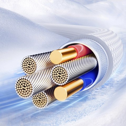 Kabel Joyroom S-A42 Crystal-Clear Series 30W USB-C - Lightning 1,2m - biały Kabel Joyroom S-A42 Crystal-Clear Series 30W USB-C - Lightning 1,2m - biały