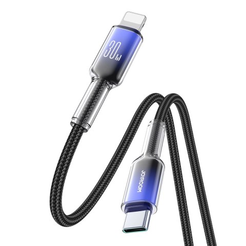 Kabel Joyroom S-A42 Crystal-Clear Series 30W USB-C - Lightning 1,2m - czarny Kabel Joyroom S-A42 Crystal-Clear Series 30W USB-C - Lightning 1,2m - czarny