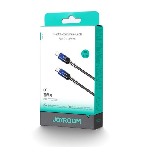 Kabel Joyroom S-A42 Crystal-Clear Series 30W USB-C - Lightning 1,2m - czarny Kabel Joyroom S-A42 Crystal-Clear Series 30W USB-C - Lightning 1,2m - czarny