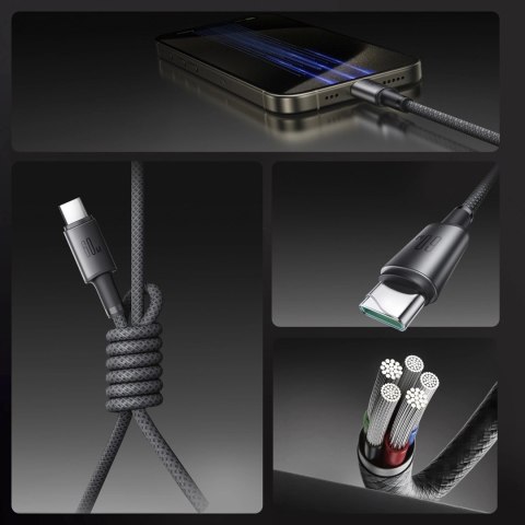 Kabel Joyroom S-A50 Unlimited Series 60W USB-C - USB-C z organizerem magnetycznym 1,2m - szary Kabel Joyroom S-A50 Unlimited Series 60W USB-C - USB-C z organizerem magnetycznym 1,2m - szary