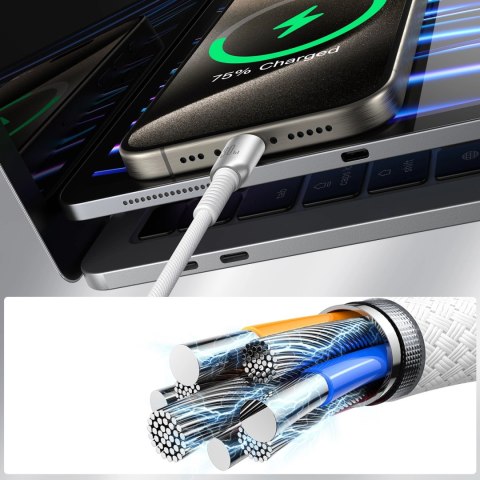 Kabel Joyroom S-A51 Cutting-Edge Series 30W USB-C - Lightning 1,2m - szary Kabel Joyroom S-A51 Cutting-Edge Series 30W USB-C - Lightning 1,2m - szary