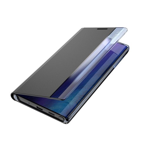 New Sleep Case etui do Samsung Galaxy S25+ pokrowiec z klapką i podstawką - czarne New Sleep Case etui do Samsung Galaxy S25+ pokrowiec z klapką i podstawką - czarne