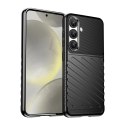 Thunder Case etui do Samsung Galaxy S25 silikonowy pancerny pokrowiec czarne Thunder Case etui do Samsung Galaxy S25 silikonowy pancerny pokrowiec czarne