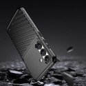 Thunder Case etui do Samsung Galaxy S25 silikonowy pancerny pokrowiec czarne Thunder Case etui do Samsung Galaxy S25 silikonowy pancerny pokrowiec czarne