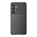 Thunder Case etui do Samsung Galaxy S25+ silikonowy pancerny pokrowiec - czarne
