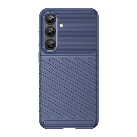 Thunder Case etui do Samsung Galaxy S25+ silikonowy pancerny pokrowiec- niebieskie Thunder Case etui do Samsung Galaxy S25+ silikonowy pancerny pokrowiec- niebieskie