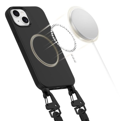 Etui Tech-Protect MagNecklace MagSafe na iPhone 13 - czarne Etui Tech-Protect MagNecklace MagSafe na iPhone 13 - czarne