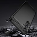 Etui silikonowe Carbon Case do Samsung Galaxy S25+ - czarne