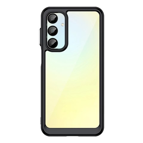 Etui silikonowe Outer Space Case z żelową ramką do Samsung Galaxy A16 / A16 5G - czarne Etui silikonowe Outer Space Case z żelową ramką do Samsung Galaxy A16 / A16 5G - czarne