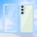 Etui silikonowe Outer Space Case z żelową ramką do Samsung Galaxy S24 FE - niebieskie