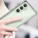 Etui silikonowe Outer Space Case z żelową ramką do Samsung Galaxy S24 FE - przezroczyste