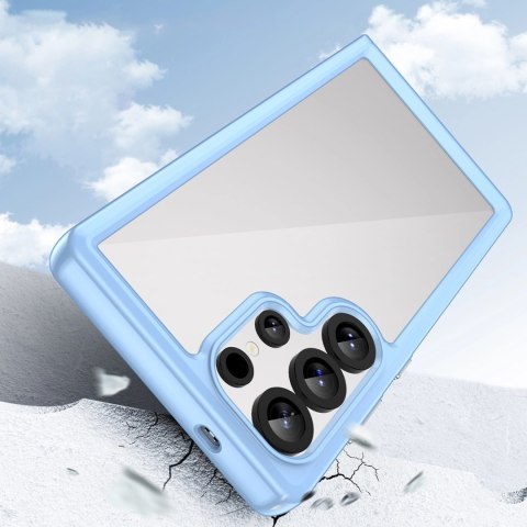 Etui silikonowe Outer Space Case z żelową ramką do Samsung Galaxy S25 Ultra - niebieskie Etui silikonowe Outer Space Case z żelową ramką do Samsung Galaxy S25 Ultra - niebieskie