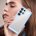 Etui silikonowe Outer Space Case z żelową ramką do Samsung Galaxy S25 Ultra - niebieskie