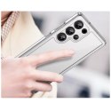 Etui silikonowe Outer Space Case z żelową ramką do Samsung Galaxy S25 Ultra - przezroczyste