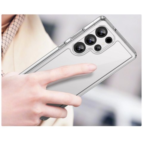 Etui silikonowe Outer Space Case z żelową ramką do Samsung Galaxy S25 Ultra - przezroczyste Etui silikonowe Outer Space Case z żelową ramką do Samsung Galaxy S25 Ultra - przezroczyste