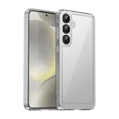 Etui silikonowe Outer Space Case z żelową ramką do Samsung Galaxy S25+ - przezroczyste Etui silikonowe Outer Space Case z żelową ramką do Samsung Galaxy S25+ - przezroczyste