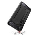 Hybrid Armor etui na Samsung Galaxy S24 FE pancerny hybrydowy pokrowiec - czarne Hybrid Armor etui na Samsung Galaxy S24 FE pancerny hybrydowy pokrowiec - czarne