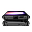Hybrid Armor etui na Samsung Galaxy S24 FE pancerny hybrydowy pokrowiec - czarne Hybrid Armor etui na Samsung Galaxy S24 FE pancerny hybrydowy pokrowiec - czarne