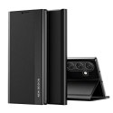 Sleep Case Pro etui do Samsung Galaxy S24 FE z klapką i podstawką - czarne Sleep Case Pro etui do Samsung Galaxy S24 FE z klapką i podstawką - czarne