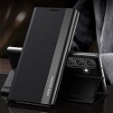 Sleep Case Pro etui do Samsung Galaxy S24 FE z klapką i podstawką - czarne Sleep Case Pro etui do Samsung Galaxy S24 FE z klapką i podstawką - czarne