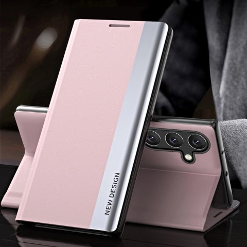 Sleep Case Pro etui do Samsung Galaxy S25+ z klapką i podstawką - różowe Sleep Case Pro etui do Samsung Galaxy S25+ z klapką i podstawką - różowe