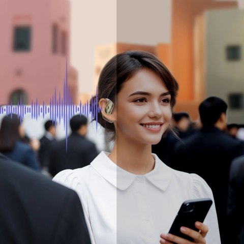 Słuchawka Bluetooth Dudao U17Max OWS - biała Słuchawka Bluetooth Dudao U17Max OWS - biała