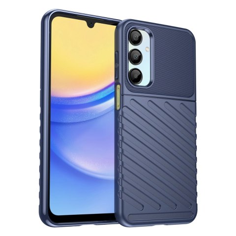 Thunder Case etui do Samsung Galaxy A16 / A16 5G silikonowy pancerny pokrowiec - niebieskie Thunder Case etui do Samsung Galaxy A16 / A16 5G silikonowy pancerny pokrowiec - niebieskie