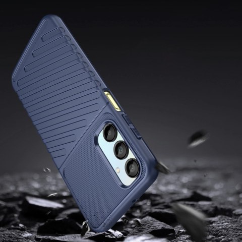 Thunder Case etui do Samsung Galaxy A16 / A16 5G silikonowy pancerny pokrowiec - niebieskie Thunder Case etui do Samsung Galaxy A16 / A16 5G silikonowy pancerny pokrowiec - niebieskie