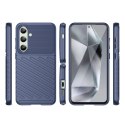 Thunder Case etui do Samsung Galaxy S24 FE silikonowy pancerny pokrowiec - niebieskie Thunder Case etui do Samsung Galaxy S24 FE silikonowy pancerny pokrowiec - niebieskie