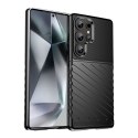 Thunder Case etui do Samsung Galaxy S25 Ultra silikonowy pancerny pokrowiec - czarne Thunder Case etui do Samsung Galaxy S25 Ultra silikonowy pancerny pokrowiec - czarne