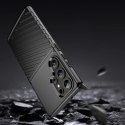 Thunder Case etui do Samsung Galaxy S25 Ultra silikonowy pancerny pokrowiec - czarne Thunder Case etui do Samsung Galaxy S25 Ultra silikonowy pancerny pokrowiec - czarne