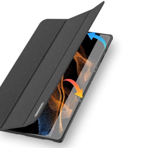 DUX DUCIS Domo składany pokrowiec etui na tablet z funkcją Smart Sleep podstawka Samsung Galaxy Tab S8/S9 Ultra czarny DUX DUCIS Domo składany pokrowiec etui na tablet z funkcją Smart Sleep podstawka Samsung Galaxy Tab S8/S9 Ultra czarny