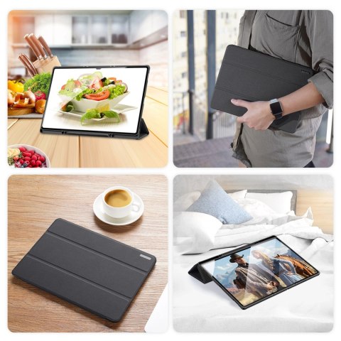 DUX DUCIS Domo składany pokrowiec etui na tablet z funkcją Smart Sleep podstawka Samsung Galaxy Tab S8/S9 Ultra czarny DUX DUCIS Domo składany pokrowiec etui na tablet z funkcją Smart Sleep podstawka Samsung Galaxy Tab S8/S9 Ultra czarny