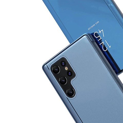 Etui Clear View Case do Samsung Galaxy A56 pokrowiec z klapką - niebieskie Etui Clear View Case do Samsung Galaxy A56 pokrowiec z klapką - niebieskie