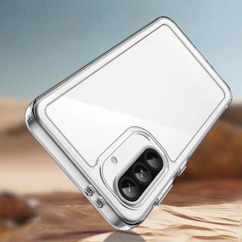 Etui Outer Space Case do Samsung Galaxy A26 pokrowiec z elastyczną ramką - przezroczyste Etui Outer Space Case do Samsung Galaxy A26 pokrowiec z elastyczną ramką - przezroczyste