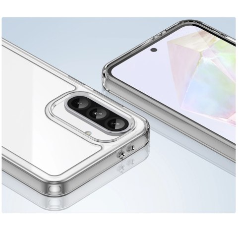 Etui Outer Space Case do Samsung Galaxy A26 pokrowiec z elastyczną ramką - przezroczyste Etui Outer Space Case do Samsung Galaxy A26 pokrowiec z elastyczną ramką - przezroczyste