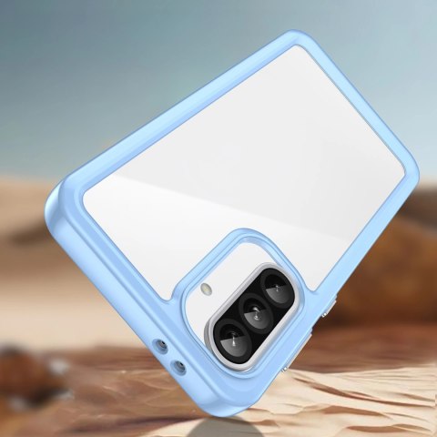 Etui Outer Space Case do Samsung Galaxy A56 pokrowiec z elastyczną ramką - niebieskie Etui Outer Space Case do Samsung Galaxy A56 pokrowiec z elastyczną ramką - niebieskie