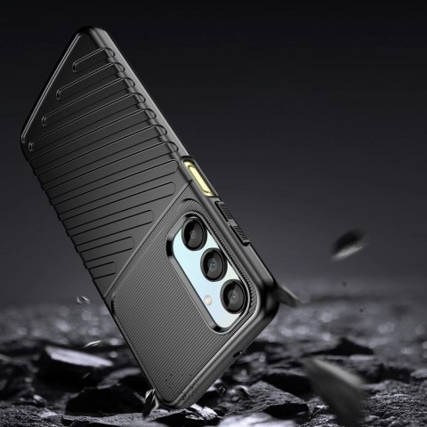 Etui Thunder Case na Samsung Galaxy A56/A36 silikonowy pancerny pokrowiec - czarne Etui Thunder Case na Samsung Galaxy A56/A36 silikonowy pancerny pokrowiec - czarne