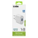 Ładowarka sieciowa SBS TETR1USB2AWFAST 10W USB-A - biała Ładowarka sieciowa SBS TETR1USB2AWFAST 10W USB-A - biała