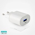 Ładowarka sieciowa SBS TETR1USB2AWFAST 10W USB-A - biała Ładowarka sieciowa SBS TETR1USB2AWFAST 10W USB-A - biała