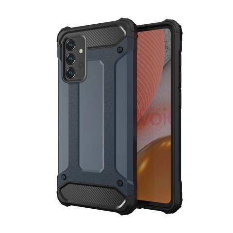Pancerne hybrydowe etui Hybrid Armor pokrowiec na Samsung Galaxy A26 - niebieskie Pancerne hybrydowe etui Hybrid Armor pokrowiec na Samsung Galaxy A26 - niebieskie