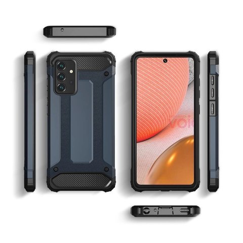 Pancerne hybrydowe etui Hybrid Armor pokrowiec na Samsung Galaxy A26 - srebrne Pancerne hybrydowe etui Hybrid Armor pokrowiec na Samsung Galaxy A26 - srebrne
