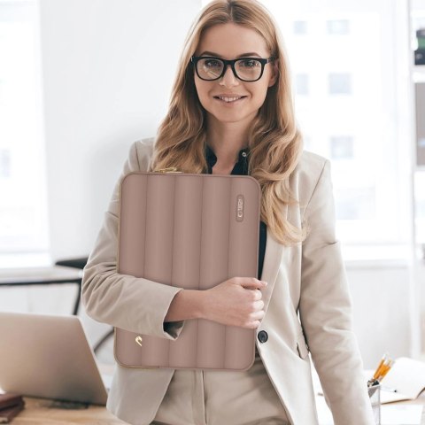 Torba na laptopa 15-16" Tech-Protect Puffy - brązowa Torba na laptopa 15-16" Tech-Protect Puffy - brązowa