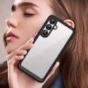 Etui Outer Space Case do Samsung Galaxy A36 pokrowiec z elastyczną ramką - czarne Etui Outer Space Case do Samsung Galaxy A36 pokrowiec z elastyczną ramką - czarne