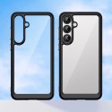 Etui Outer Space Case do Samsung Galaxy A36 pokrowiec z elastyczną ramką - czarne Etui Outer Space Case do Samsung Galaxy A36 pokrowiec z elastyczną ramką - czarne