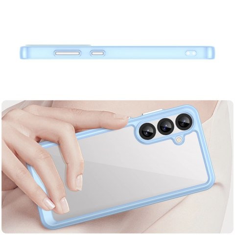 Etui Outer Space Case do Samsung Galaxy A36 pokrowiec z elastyczną ramką - niebieskie Etui Outer Space Case do Samsung Galaxy A36 pokrowiec z elastyczną ramką - niebieskie